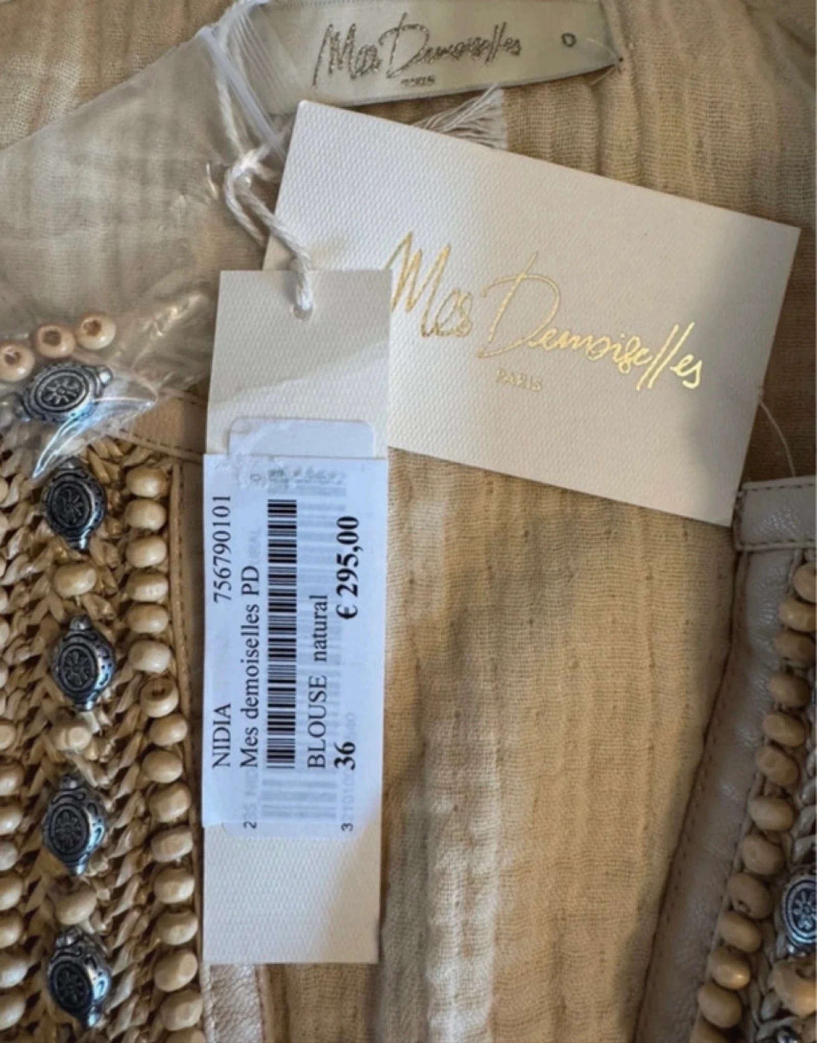Blusa boho beige talla S de Mes Demoiselles – photo 8